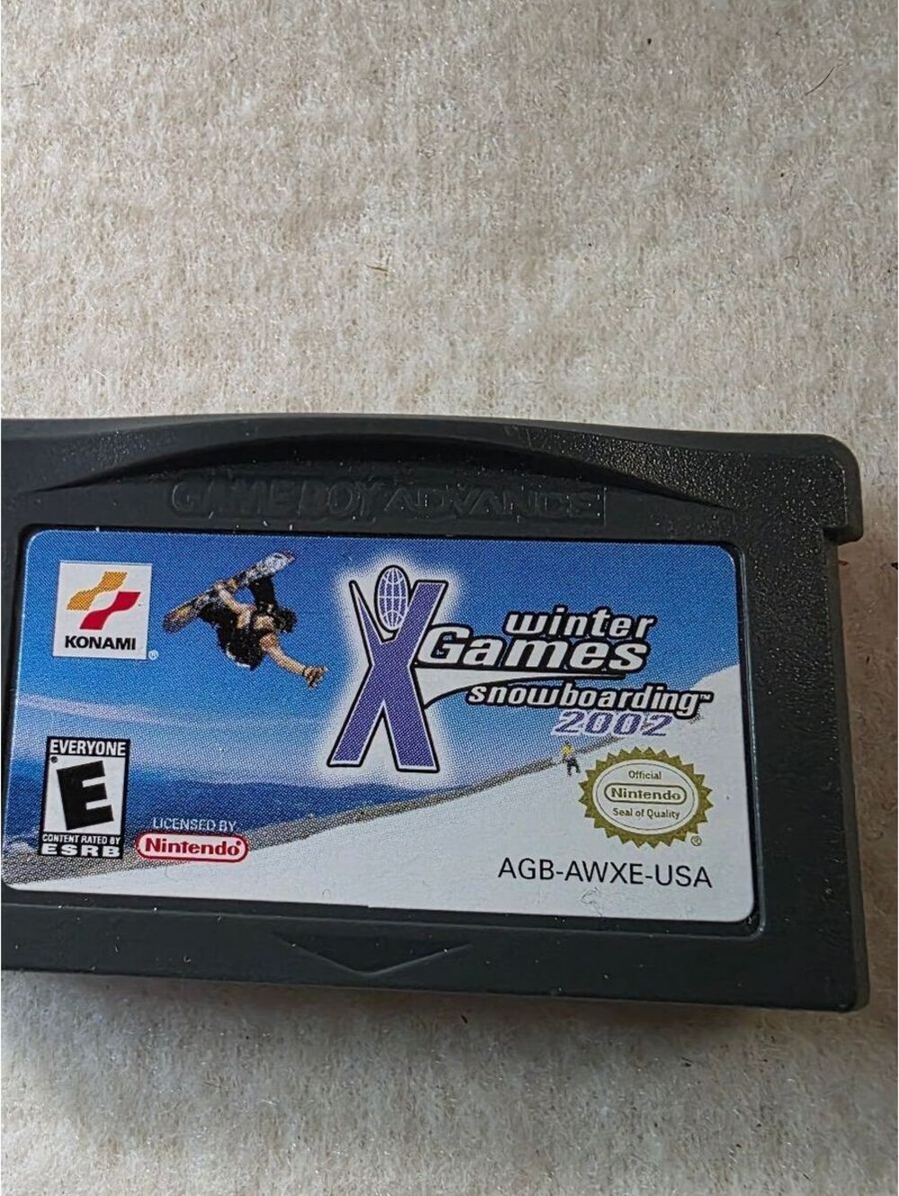 Winter X Games Snowboarding 2002 Nintendo Game Boy Advance GBA Tested